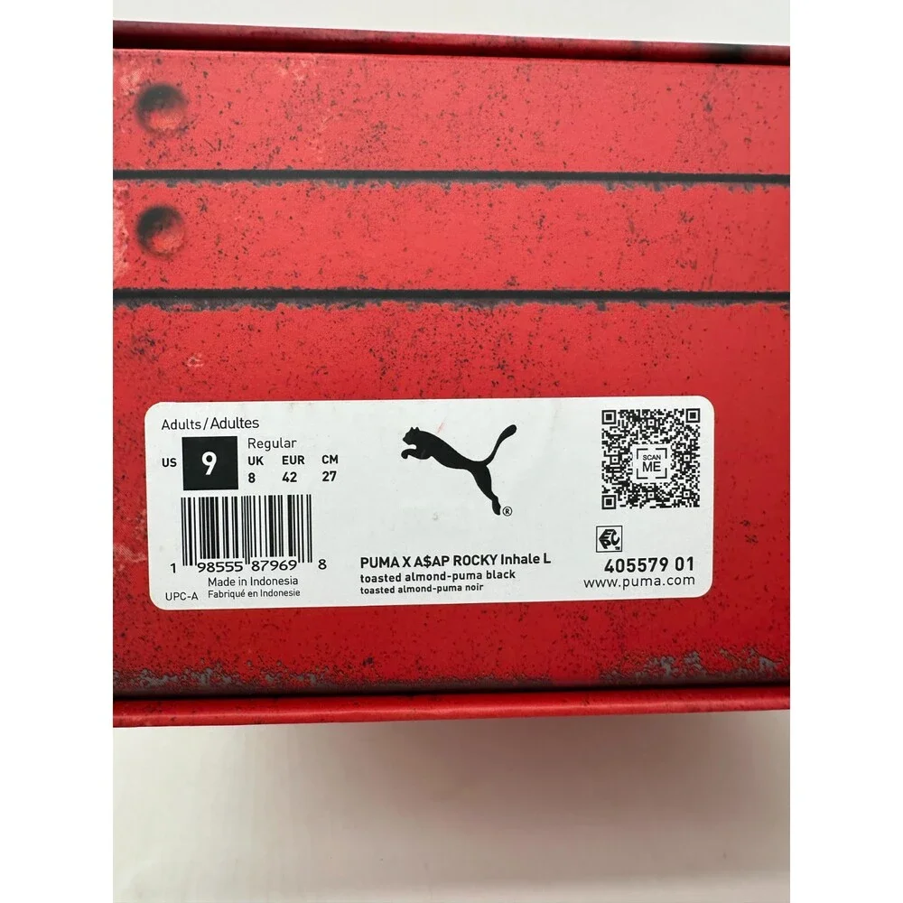 Puma Inhale X ASAP Rocky Men's Size 9 Cheetah Print Athletic Shoes 405579 01